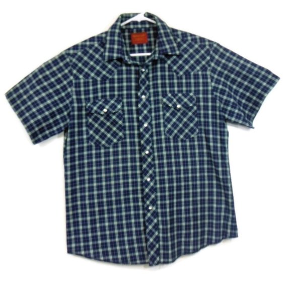 Rustler Other - Mens Rustler Vintage Western Pearl Snap Shirt -M/L